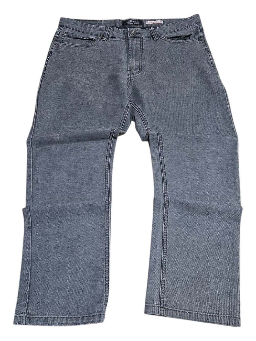 Private Member Jeans Size 34 Grey Denim Straight Leg